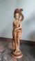 Статуетка от остров Бали на танцьорка в традиционни одежди. , снимка 3
