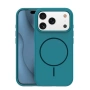Кейс Silicone Thin Mag за iPhone 17 (6.3), тюркоазен и Протектор, снимка 1