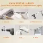 LED огледало за баня с подсветка, анти-мъгла и водоустойчивост IP44, 50х70 см, снимка 9