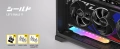 Брекет за вертикален монтаж на GPU EZDIY-FAB RGB PCIe 4.0 Riser Cable 90° White ARGB, снимка 11