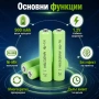 Акумулаторни батерии AAA за соларни лампи Rakieta AAA 900 mAh 1.2V играчки фенери презареждащи се, снимка 2