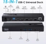 WAVLINK 15-в-1 USB-C Docking Station – Triple Display, 100W PD, HDMI/DP, снимка 2