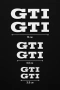 6 бр. GTI Стикери за Спирачни Апарати – Бели (3 Размера) | VW GTI Tuning Style, снимка 3