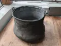 Старо медно котле менче бакър, снимка 1