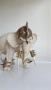 Schleich, vintage, екшън фигури , модел боен слон и боен носорог , снимка 7