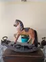Прекрасна голяма антикварна френска дървена фигура играчка , снимка 1