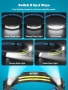 LED челник Smiling Shark 2400mAh сензор 5 режима, снимка 2