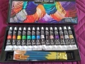 Комплект премиум акрилни бои(14бр.х 22мл.) с 10 четки., снимка 2