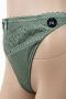 Комплект бельо Hunkemöller в цвят зелено каки – сутиен 85B и прашки 3XL, снимка 7