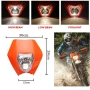 Универсална предна маска за мотор 12V 35W – Enduro, Cross, KTM Supermoto Street Fighter Naked 10100, снимка 6