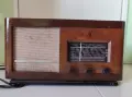 Дървено радио Philips 614B, 1940/1941 г., снимка 1