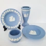 Колекция "Wedgwood Blue" колекция от автентичен син ясимов порцелан (Jasperware)., снимка 1
