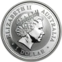 Сребро 1 oz Годината на Змията 2001, снимка 2