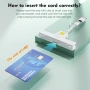 CAC четец 2 в 1 тип C с двоен конектор, DOD Military USB Common Access, четец за смарт карти, снимка 6