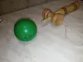 Кендама сьоха дървена игра за ловкост нова, снимка 2