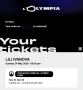 Билет за концерт на Лили Иванова в зала Олимпия, снимка 2
