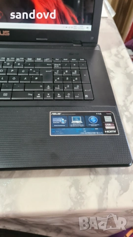 Голям лаптоп ASUS F75A  цена 75 евро., снимка 3 - Лаптопи за дома - 54690886