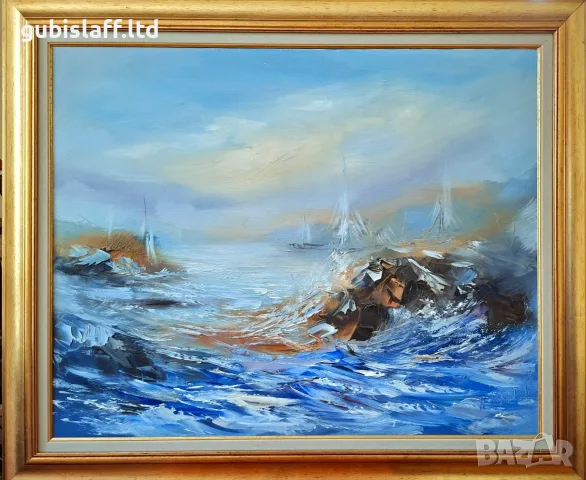 Картина, море, худ. П. Митков