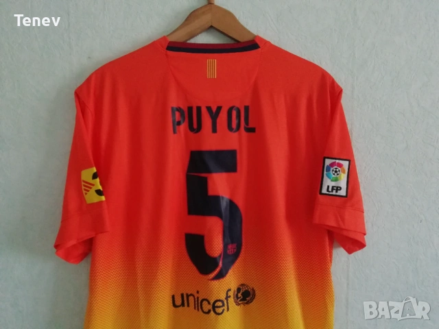 Barcelona Puyol Nike 2012/2013 оригинална тениска фланелка Барселона Карлес Пуйол, снимка 3 - Тениски - 43356305