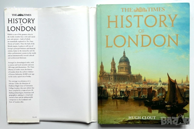 History of London, Edited by Hugh Clout, The Times, История на Лондон, Енциклопедия , снимка 4 - Енциклопедии, справочници - 55251487