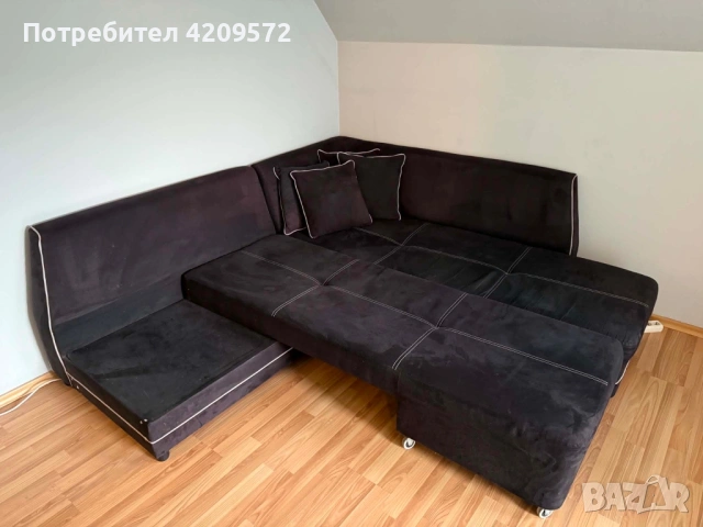 Ъглов диван, снимка 2 - Дивани и мека мебел - 54819594