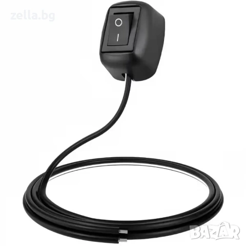 ON/OFF бутон за автомобил и мотор 12V/24V DC 10A с лепящ монтаж и 60 см кабел 10461