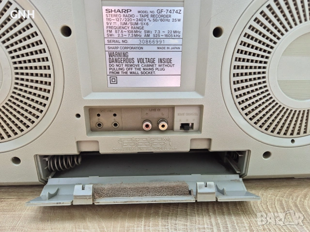 Радиокасетофон Sharp GF-7474Z, снимка 8 - Радиокасетофони, транзистори - 55188438