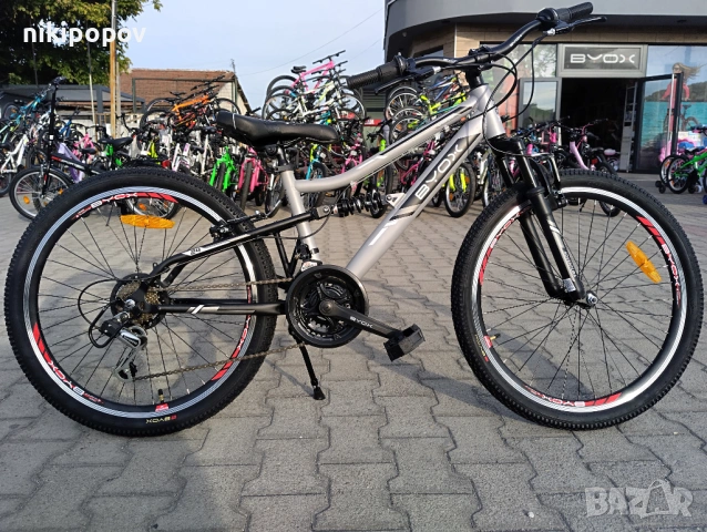 X Велосипед 24" ADVENTURA сив, снимка 12 - Велосипеди - 54729526