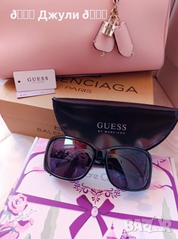 Ефектни слънчеви очила Guess с камъни, снимка 3 - Слънчеви и диоптрични очила - 53977249