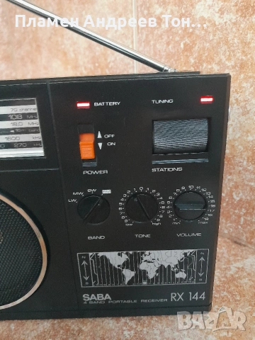 Радио SABA RX144 , снимка 2 - Радиокасетофони, транзистори - 54090976