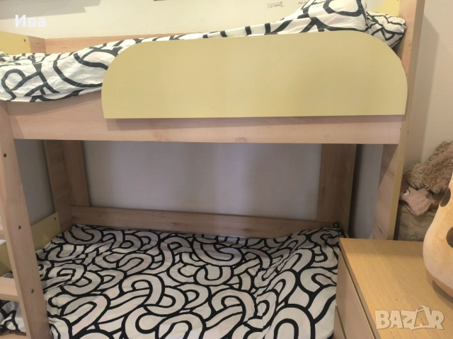Двуетажно легло, снимка 3 - Мебели за детската стая - 53981107