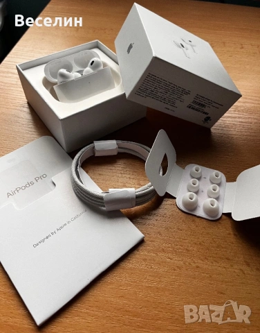 AirPods Pro 2 ANC – Шумопотискане | Топ модел | Налични, снимка 3 - Bluetooth слушалки - 54430916