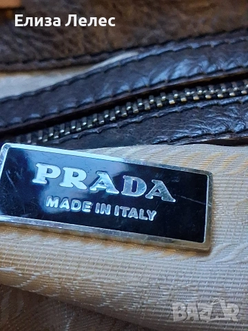 Prada ombre bag чанта от естествена кожа , снимка 6 - Чанти - 52002380