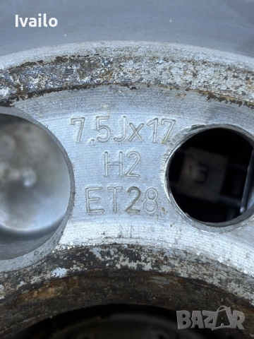 Оригинални джанти за Audi A5 17цола, снимка 9 - Гуми и джанти - 55513846