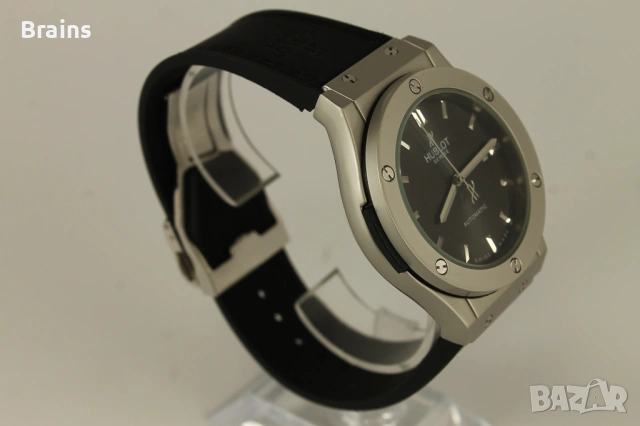 Мъжки Стоманен Ръчен Часовник HUBLOT AUTOMATIC НОВ, снимка 7 - Мъжки - 54180786