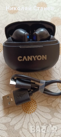 Продавам безжични слушалки CANYON CNS-TWS8B, снимка 3 - Безжични слушалки - 54414797
