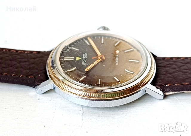 Wostok cal.2609A 17j - мъки механичен часовник с ръчно навиване , снимка 6 - Мъжки - 54801831