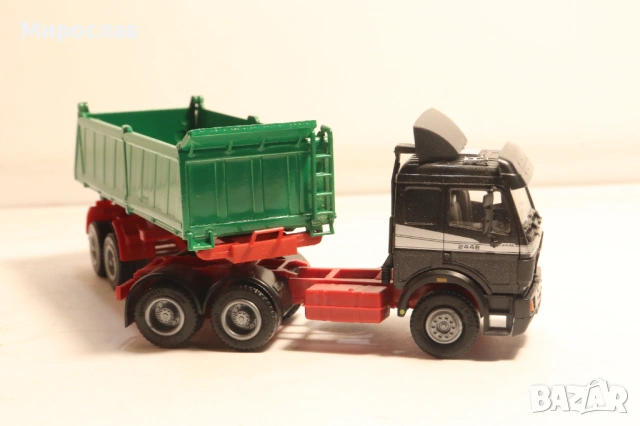 HERPA H0 1/87 MERCEDES BENZ САМОСВАЛ ГОНДОЛА КАМИОН МОДЕЛ, снимка 5 - Колекции - 54031379