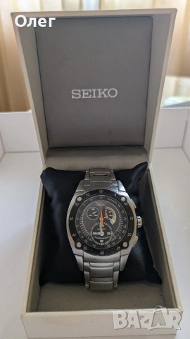 Seiko Sportura Kinetic Chronograph 7L22-0AS0, снимка 4 - Мъжки - 54578652