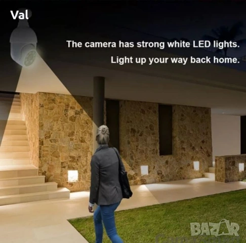 Куполна камера тип крушка 2MP Full HD 360°