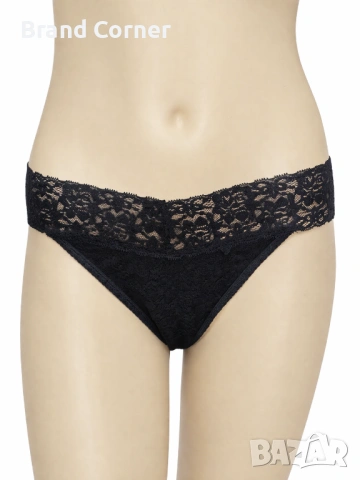 Hunkemöller Луксозни Дантелени Прашки – Черен Цвят, Размер XL
