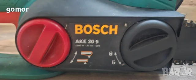 Електрически верижен трион Bosch AKE 30 S – 1800 W, шина 30 см, снимка 2 - Моторни триони/резачки - 55563084