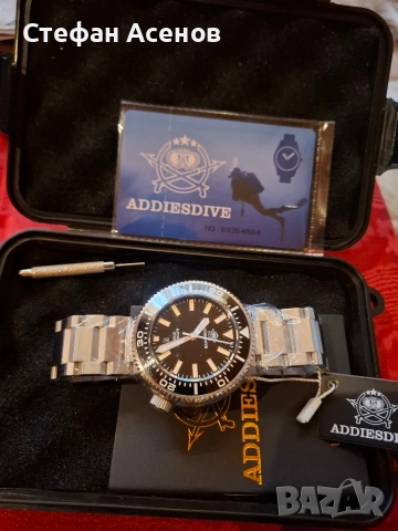 Чисто нов diver механичен часовник Addiesdive