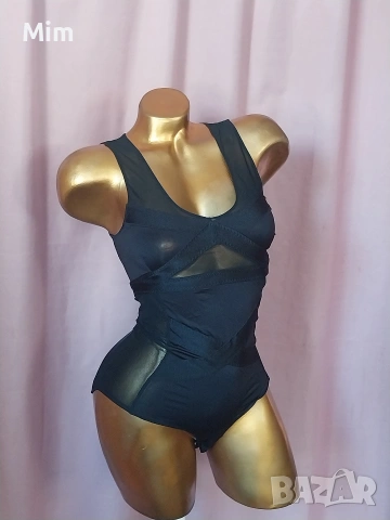 MALENE BIRGER M Черно моделиращо боди 