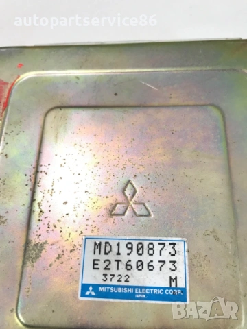 Електронен блок за управление на двигател (ECU) за Mitsubishi Galant (1998) MD190873 / E2T60673, снимка 3 - Части - 54832268