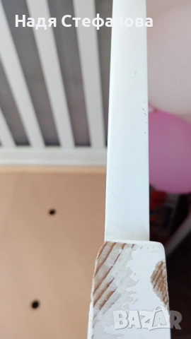 Детско дървено легълце с вградена люлка и матрачето ARBOR BABY, снимка 17 - Кошарки - 54606530