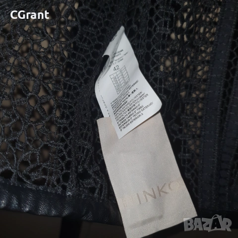 Дамска ефирна дантелена (макраме) черна жилетка PINKO , снимка 14 - Жилетки - 54515448