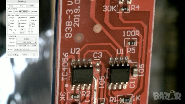 4K 30FPS Lapsun IMX678 C-Mount комплект HDMI USB 2.0 дигитална индустриална камера микроскоп SMD , снимка 17 - Камери - 53696000