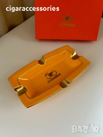 Cohiba керамичен пепелник за 4 пури – подаръчна кутия, снимка 3 - Табакери - 54096982