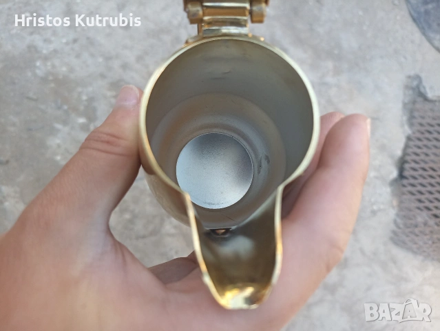 Винтидж MEPRA INOX 18/10 Italy – комплект захарница и 2 канички със златисто покритие, снимка 8 - Подаръци за жени - 54973383